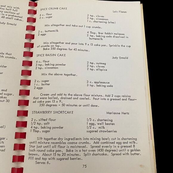 Vintage Cookbook Saint Stephen's United Church of Christ Reading PA 1776 - 1976 - Picture 6 of 7